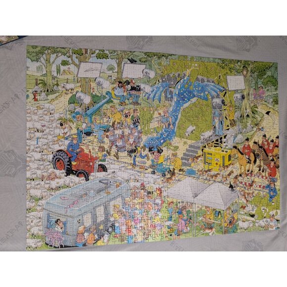 Jan Van Haasteren Comic Puzzle 1000 Pcs Film Set Complete - Picture 7 of 11